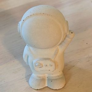 Handmade Cement Astronaut Figure